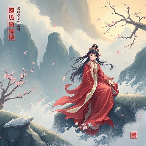 茶馆内安静的阅读角落