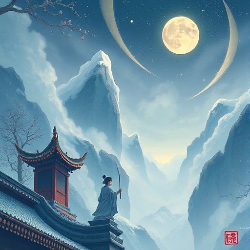 茶室外景在夕阳下的宁静美感