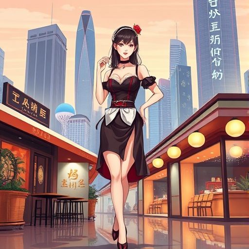 茶室与城市背景的融合