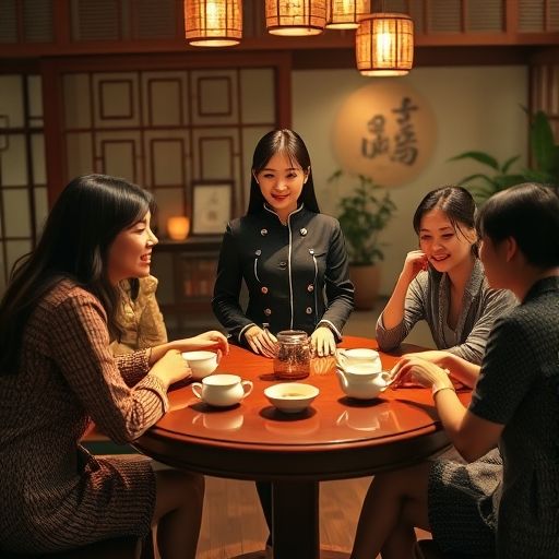 茶桌旁的欢乐时光