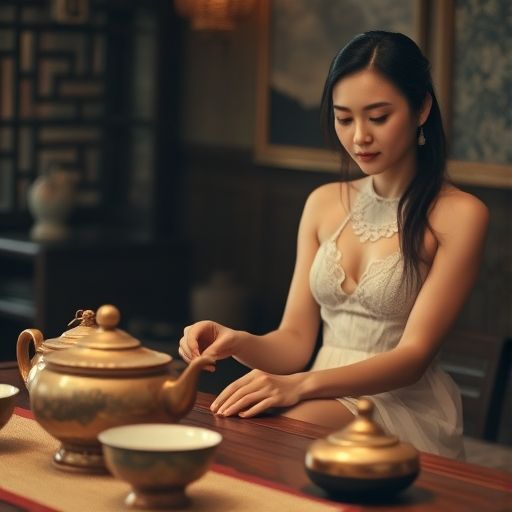 茶艺表演优雅瞬间