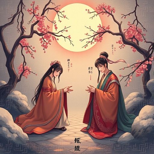 茶女与客户互动画面