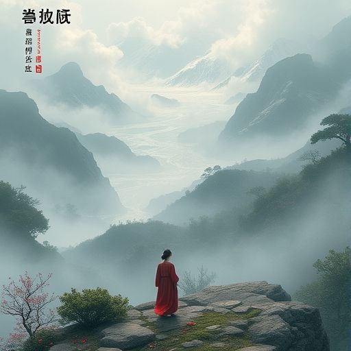 年轻人在广州体验新茶嫩茶的社交场景插画