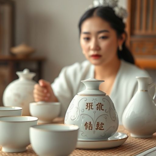 精致茶具的优雅呈现