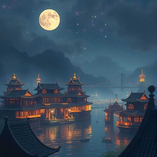 武汉夜场会所夜晚外景风貌
