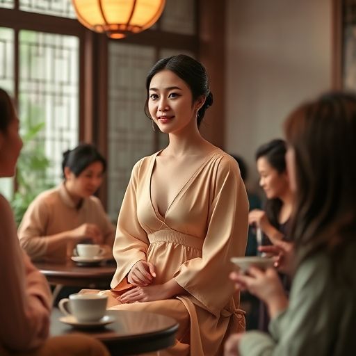 喝茶聚会氛围