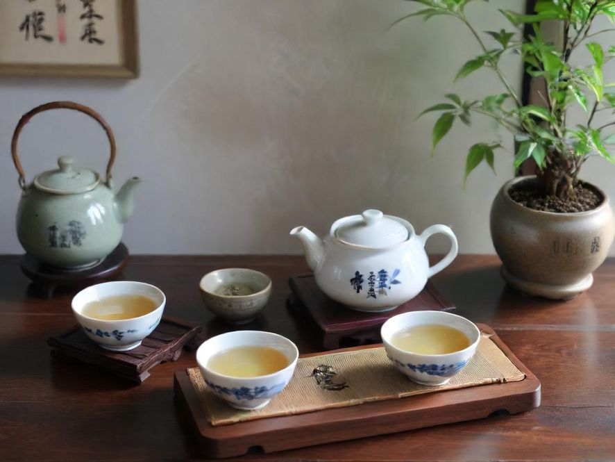 广州白云品茶工作室内的雅致环境