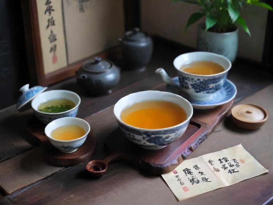 广州喝茶休闲场所一角