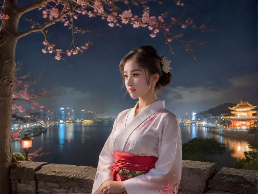 都市夜场外围美女近景