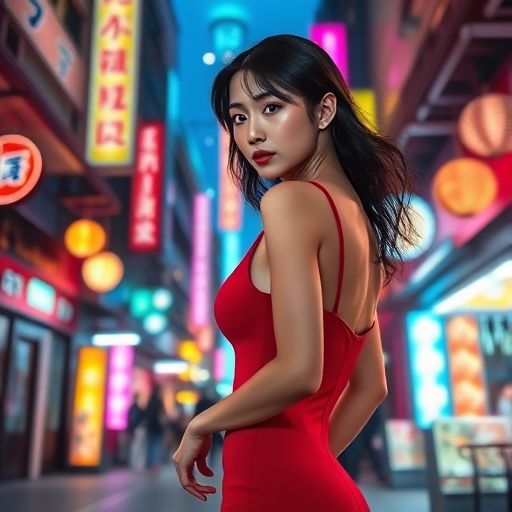 花社区番禺夜场酒吧街热闹场景