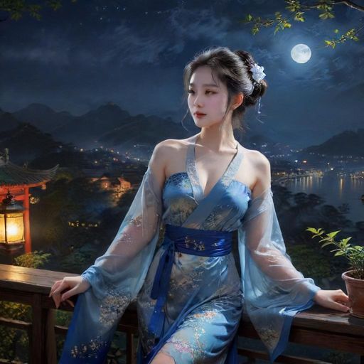 广州夜色中的现代茶馆外观
