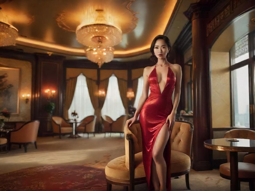 一间宽敞明亮的私人会所休闲区，装饰奢华，灯光温馨，沙发舒适，营造出放松的氛围。