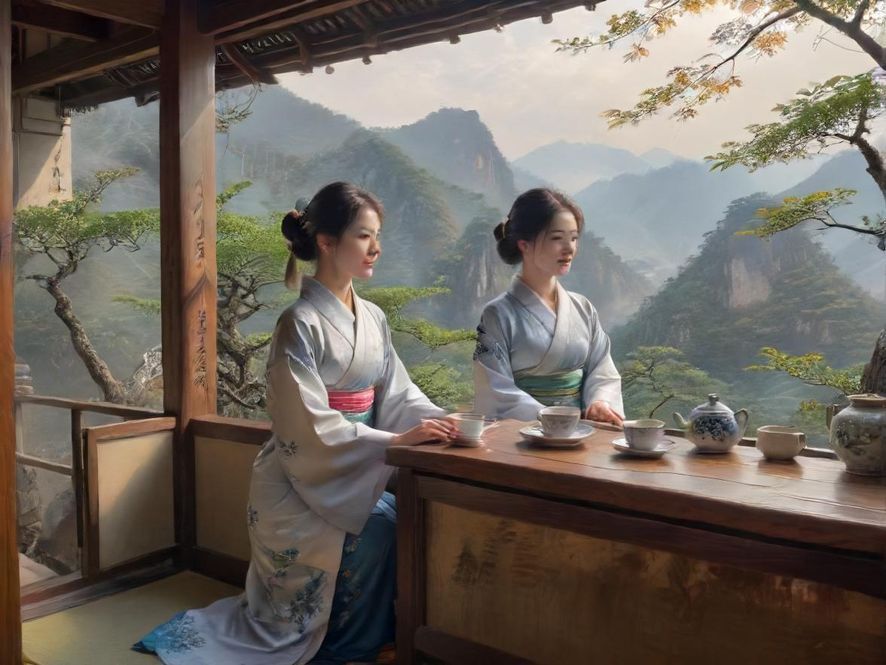 佛山茶社内部环境展示