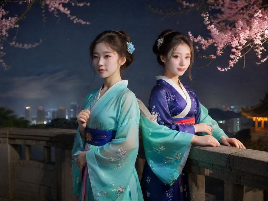 广州珠江新城夜景