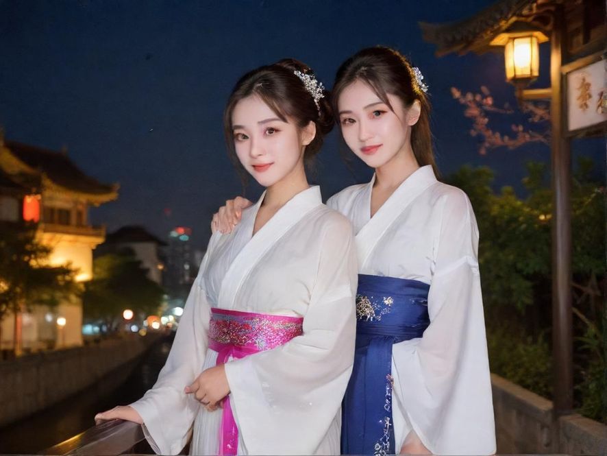 广州夜场会所的迷人夜景