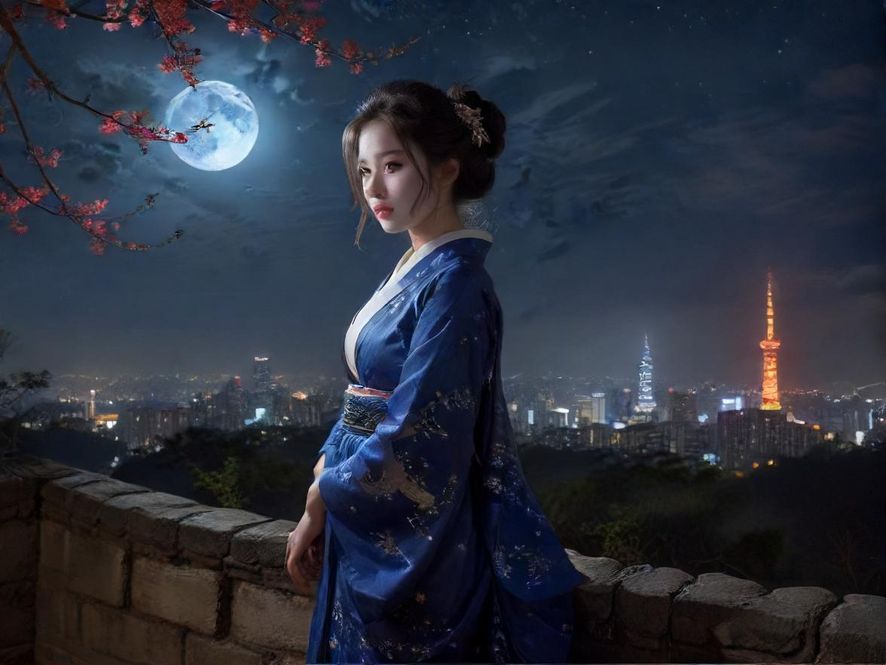 深圳夜场桑拿街头夜景