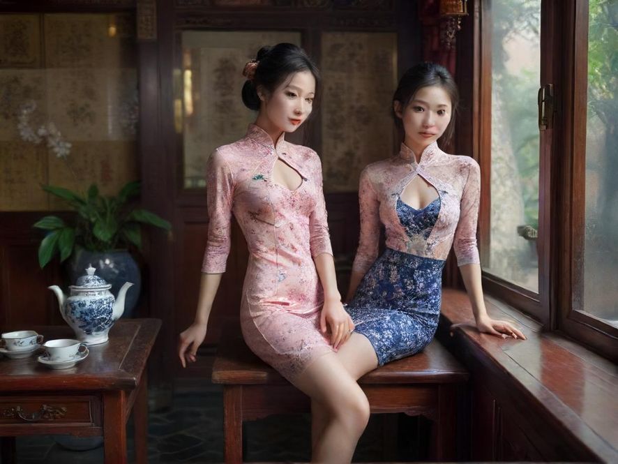 广州茶社内部实景图