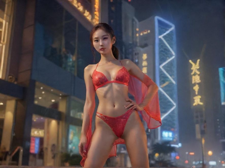 珠海夜色下的一家休闲会所