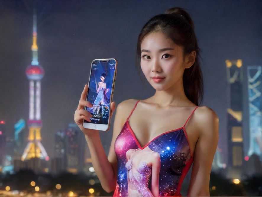 一个人正在手机上搜索广州休闲娱乐信息