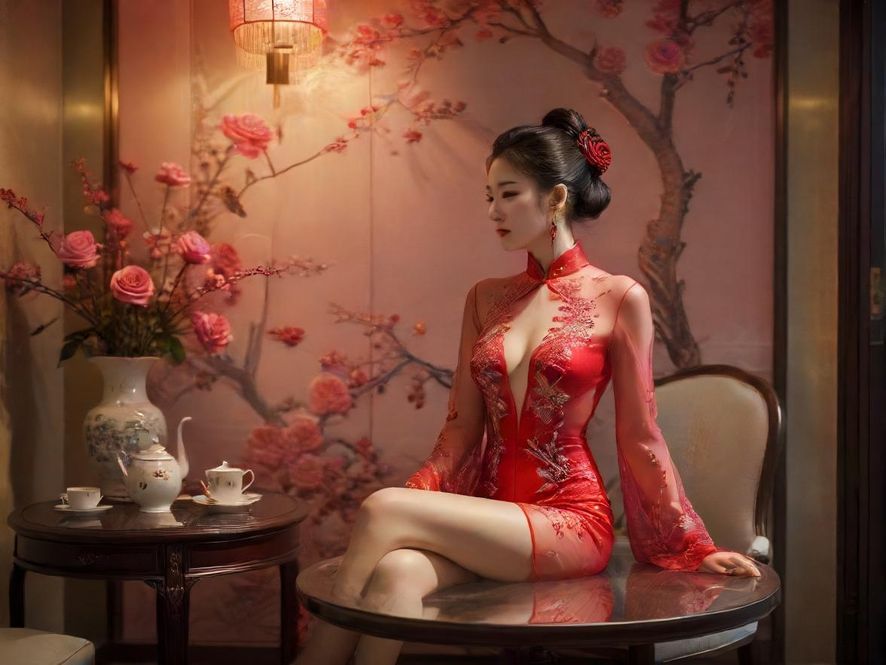 广州私密茶室内部景象