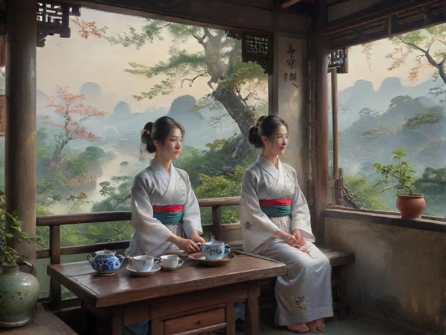 广州隐藏茶社内部氛围