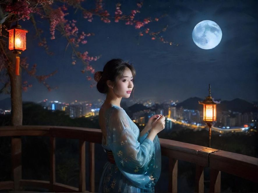 广州海珠区夜晚街头，一处看起来有点隐秘的入口，灯光昏暗，充满故事感