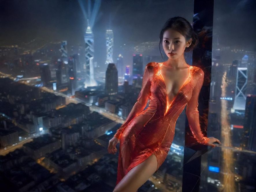 深圳繁华夜景