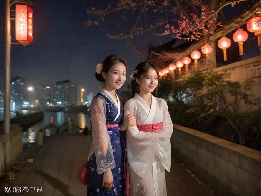 夜场会所夜景图