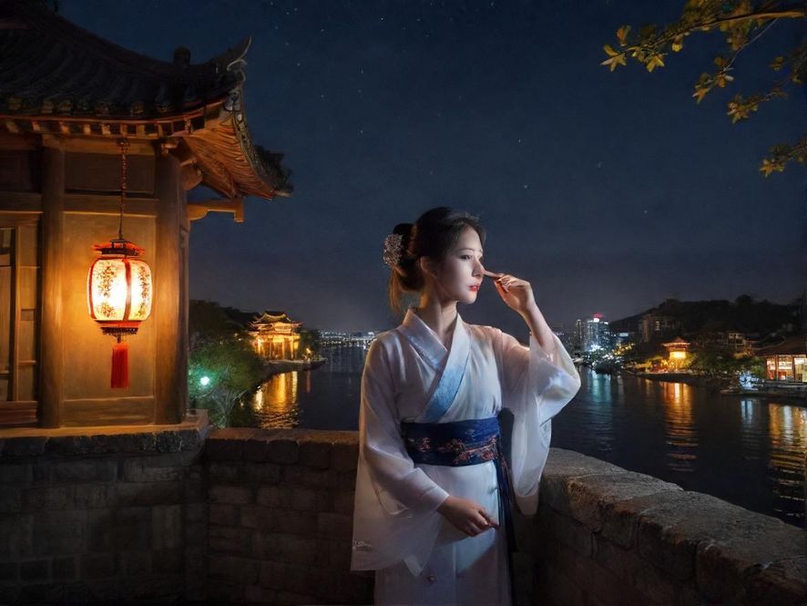 广州天河区夜景