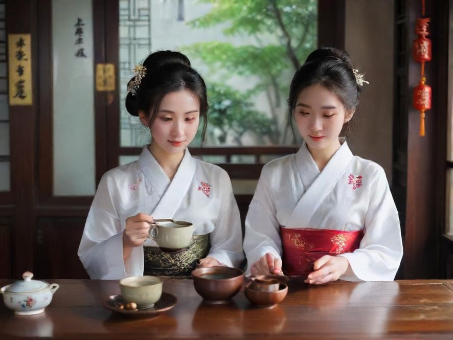 广州隐藏茶社温馨场景