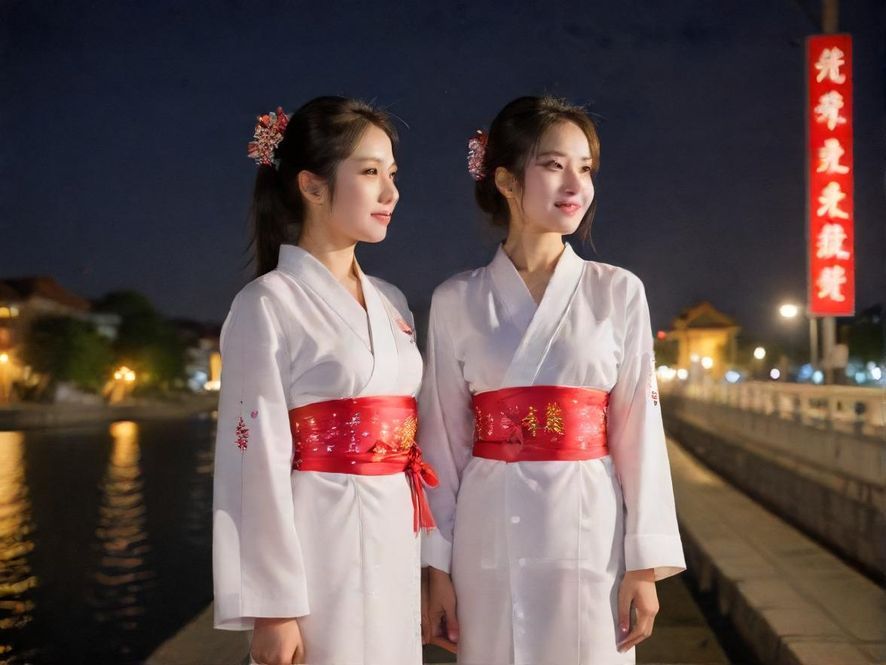 广州夜场会所霓虹夜景