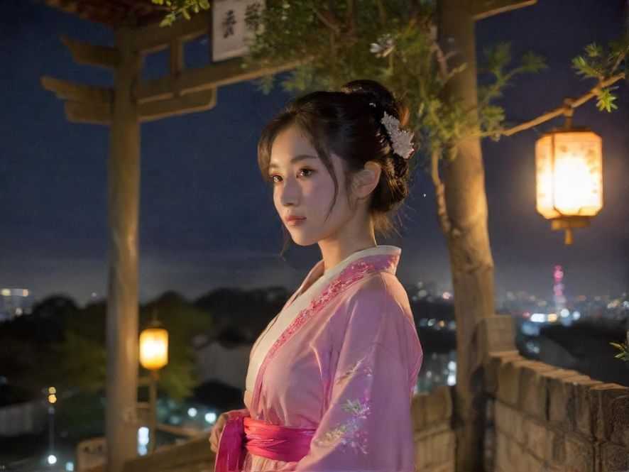 深圳夜场会所外景夜间灯光效果实拍