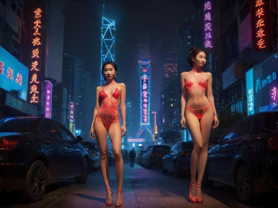 深圳罗湖璀璨夜景