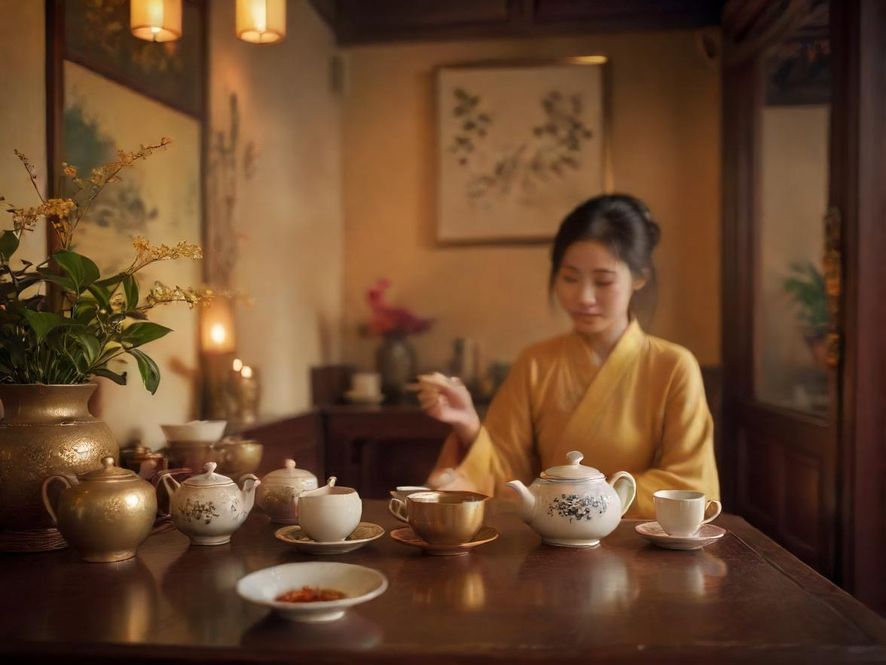 深圳喝茶资源群里的私密交流氛围