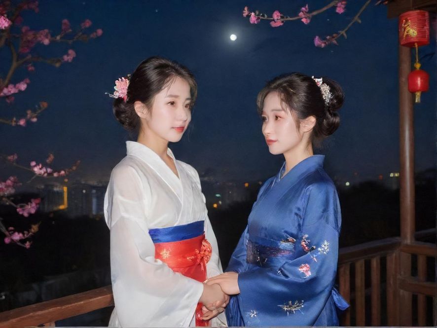 深圳中圈夜场女孩团队时尚合影