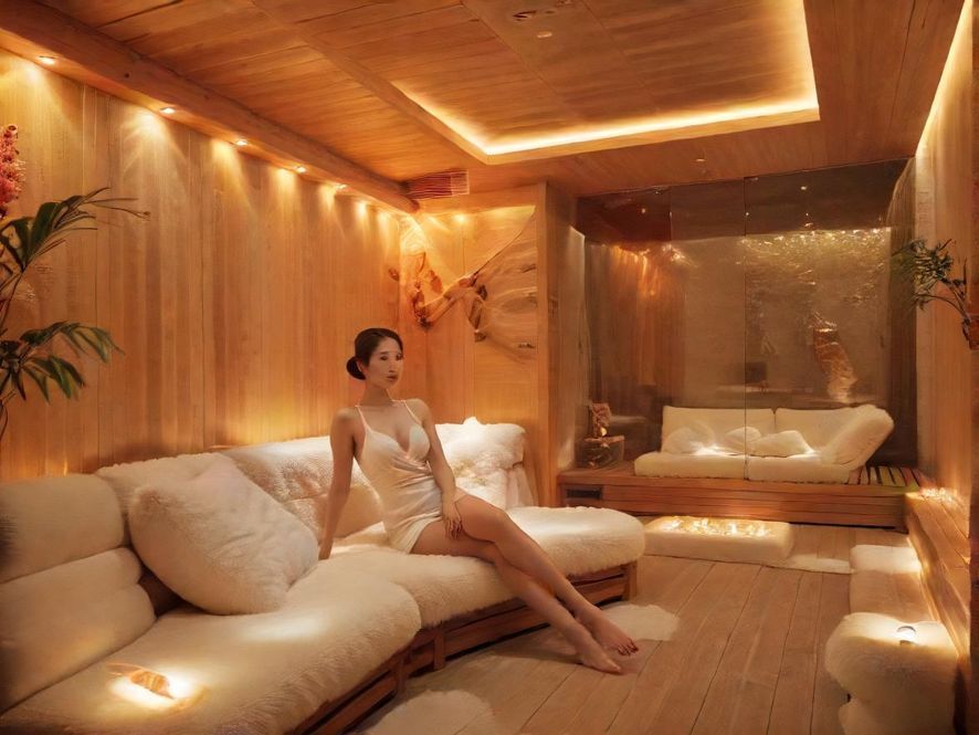 广州桑拿汗蒸休息区