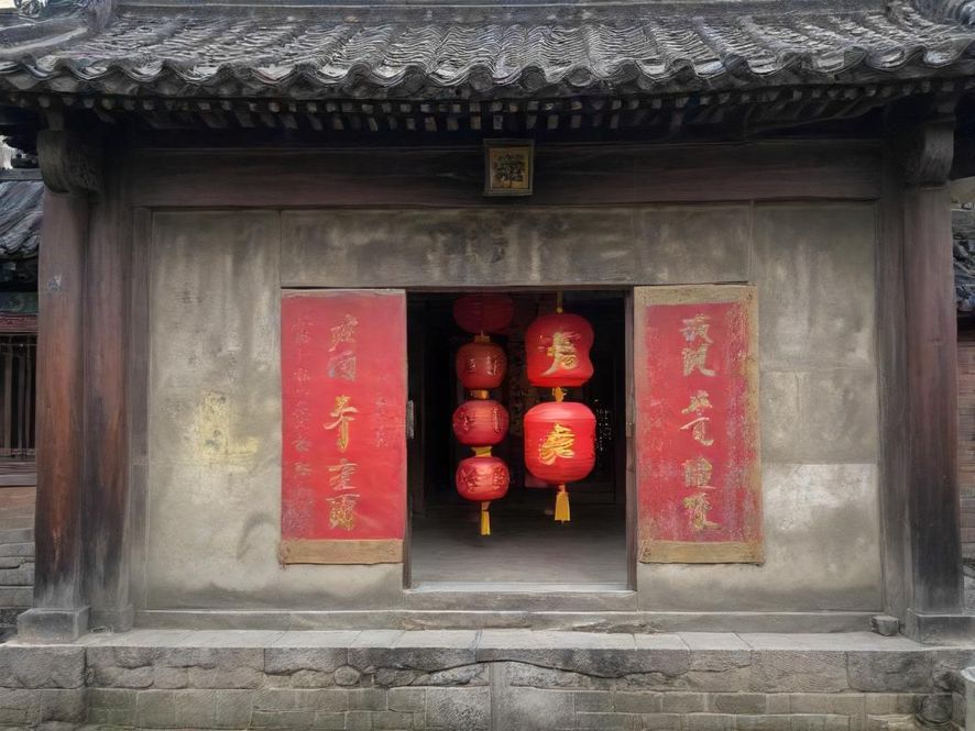 一位好奇的探索者在古老的城市小巷中穿行,阳光透过建筑缝隙,营造出电影般的神秘氛围。