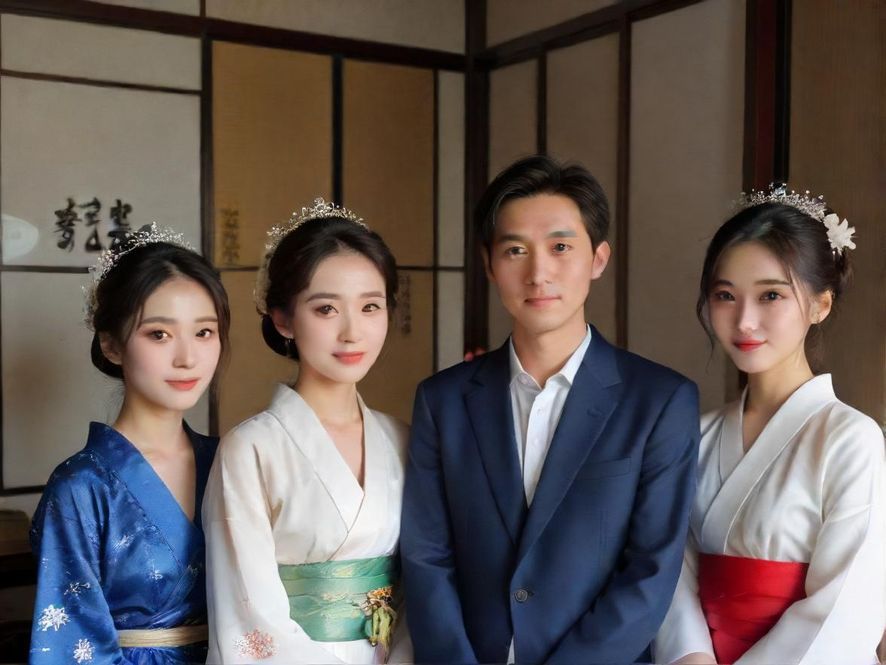 北京胡同里喝咖啡的年轻人 街拍风格 电影质感 阳光明媚的下午