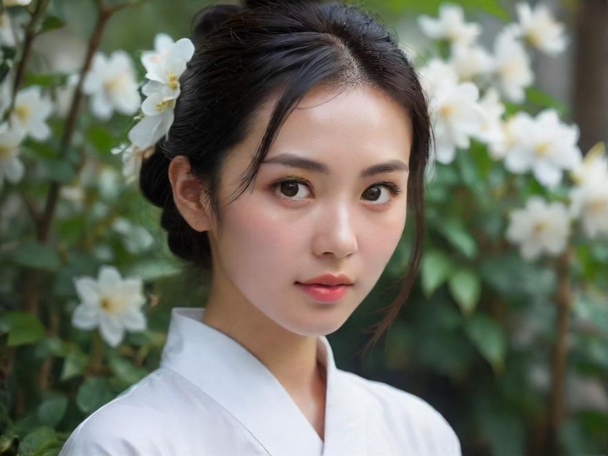 一位在深圳现代养生馆中享受足浴按摩的都市白领女性,面带放松的微笑,光线温暖而柔和,营造出宁静舒适的氛围。