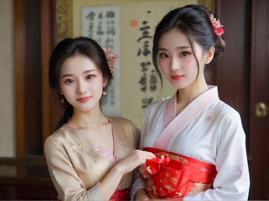 一位时尚女性在光线柔和的雅致咖啡馆中，侧身享受午后时光，氛围宁静。