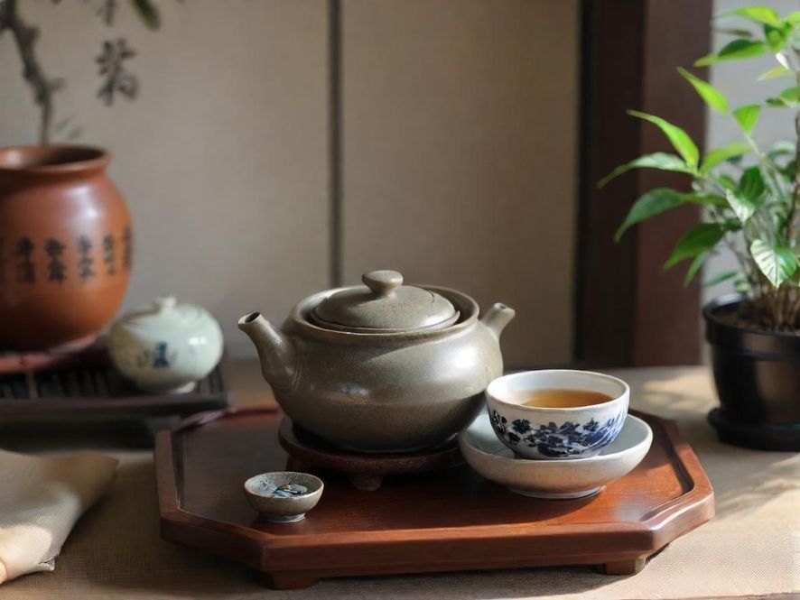 天河区一处品茶工作室的内部,光线柔和,装饰雅致,营造出温馨私密的氛围